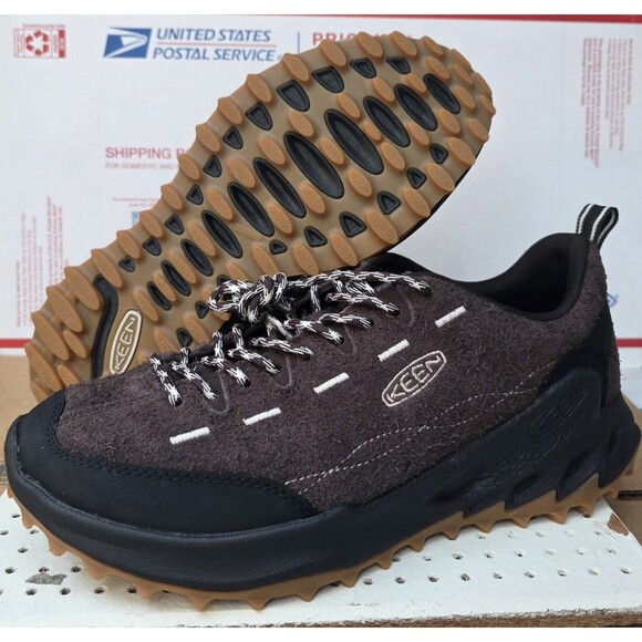 New Keen Jasper Zionic Low Hiking Trail Shoes Java Birch Suede 1031487 Men\'s 12 main image 5